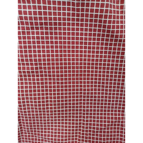 Capacity Woman Plaid Shirt 1X Embroidery Long Sleeve Cardinal Bird - Picture 6 of 8